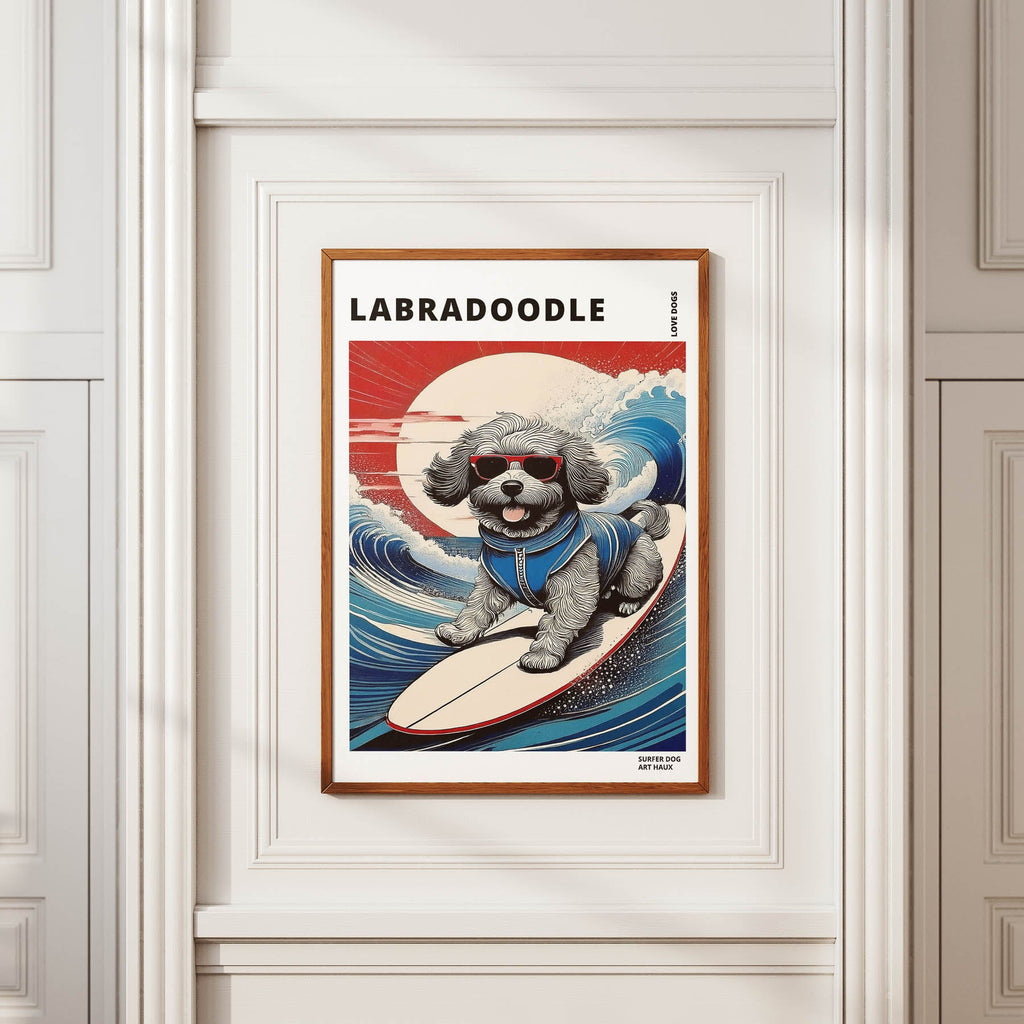 Labradoodle Hokosai Surfer Dogs 2 image 2