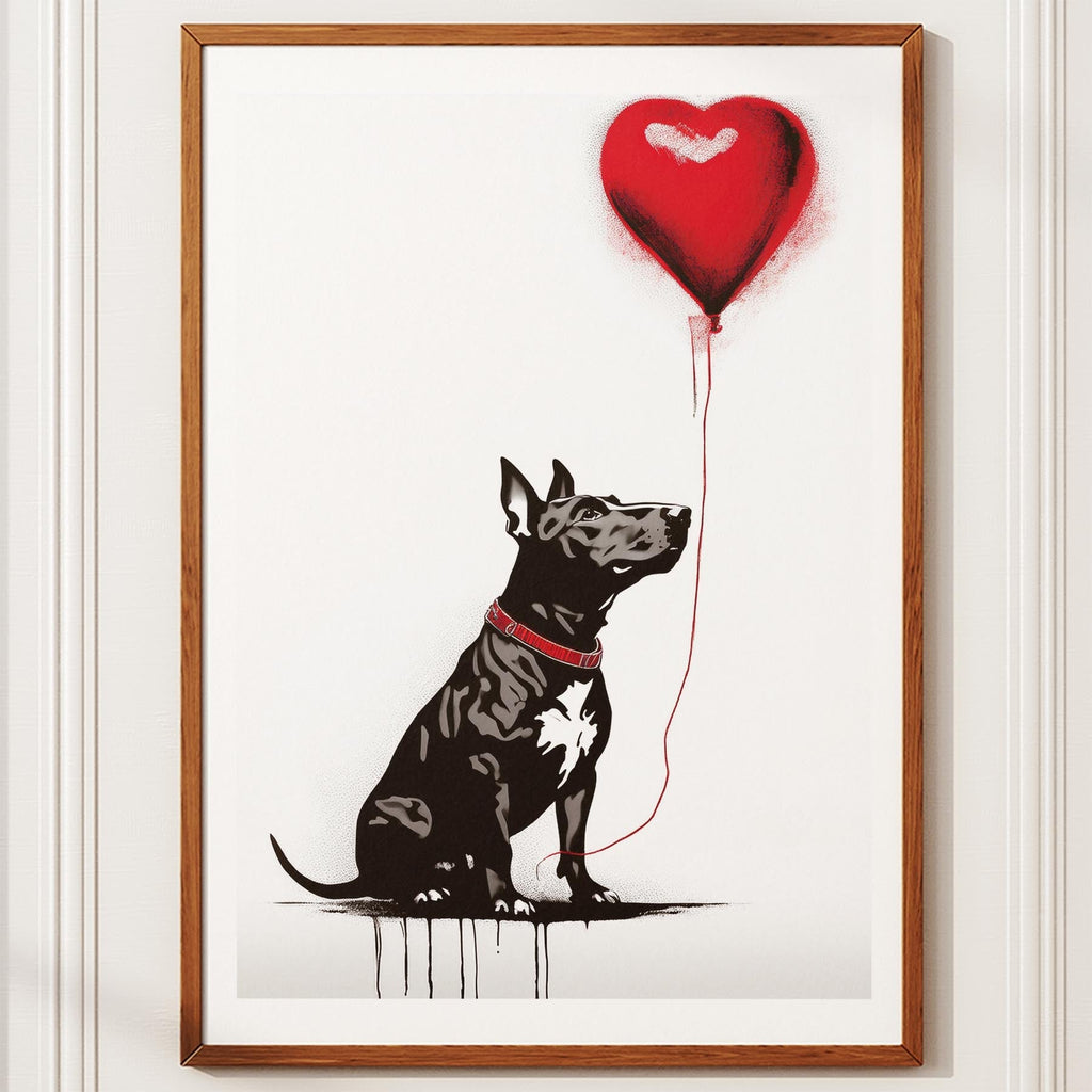 Bull Terrier DOGSY Series inspired by the Art of Banksy image 10