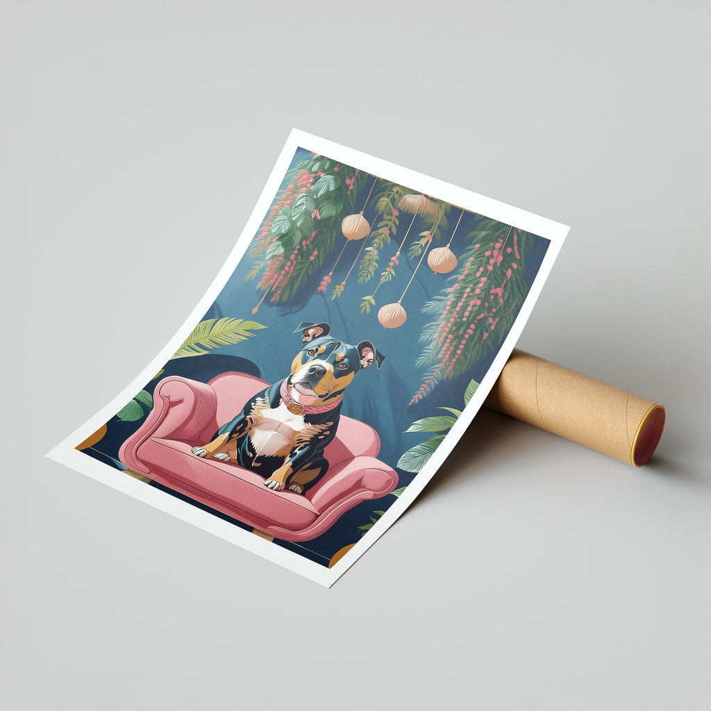 Staffordshire Bull Terrier  Just Lounging Around 3 image 7