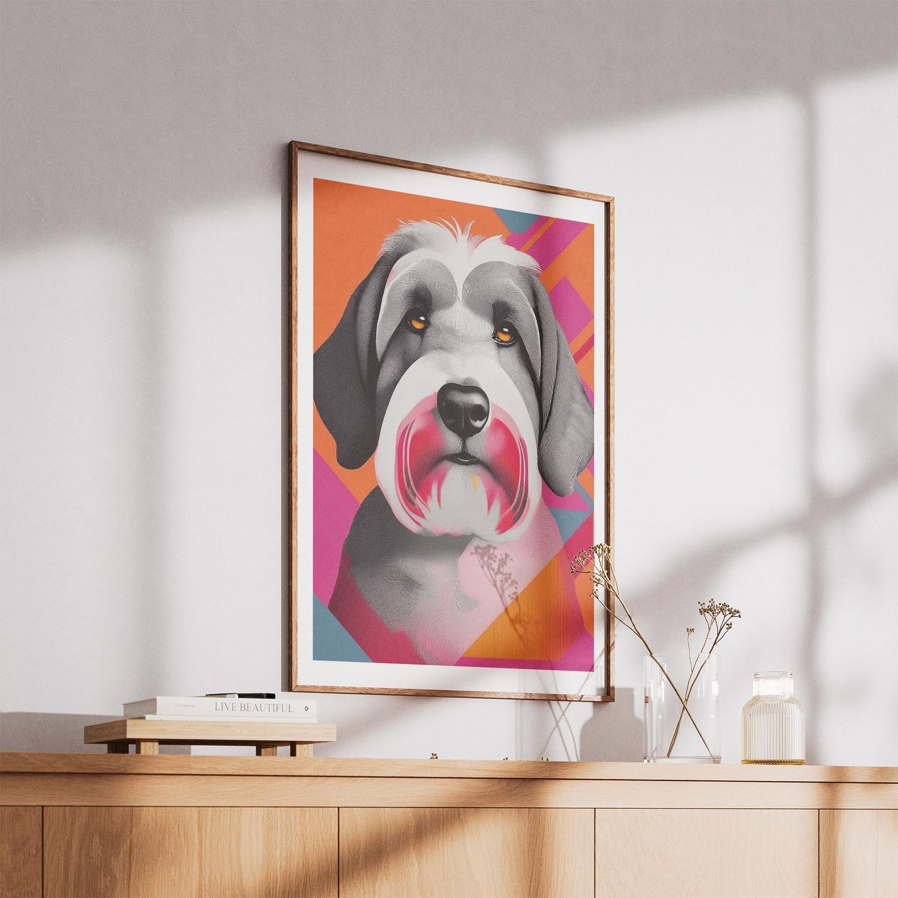 Old English Sheepdog Modern Pop Dog Series image 5