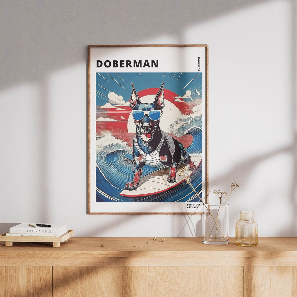 Doberman Hokosai Surfer Dogs 1 image 8