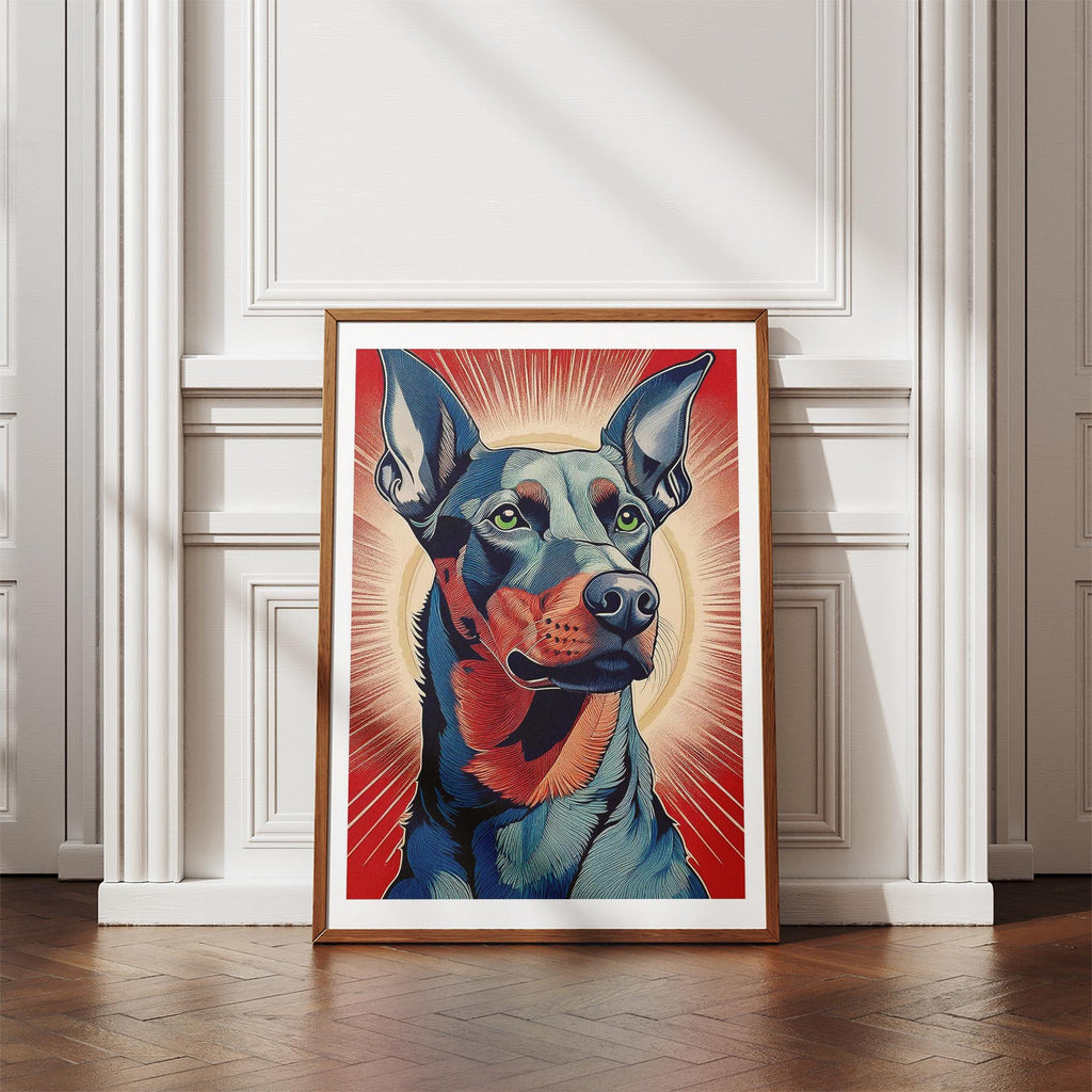 Doberman Hokusai Japanese Inspired Dog Series 1 image 4