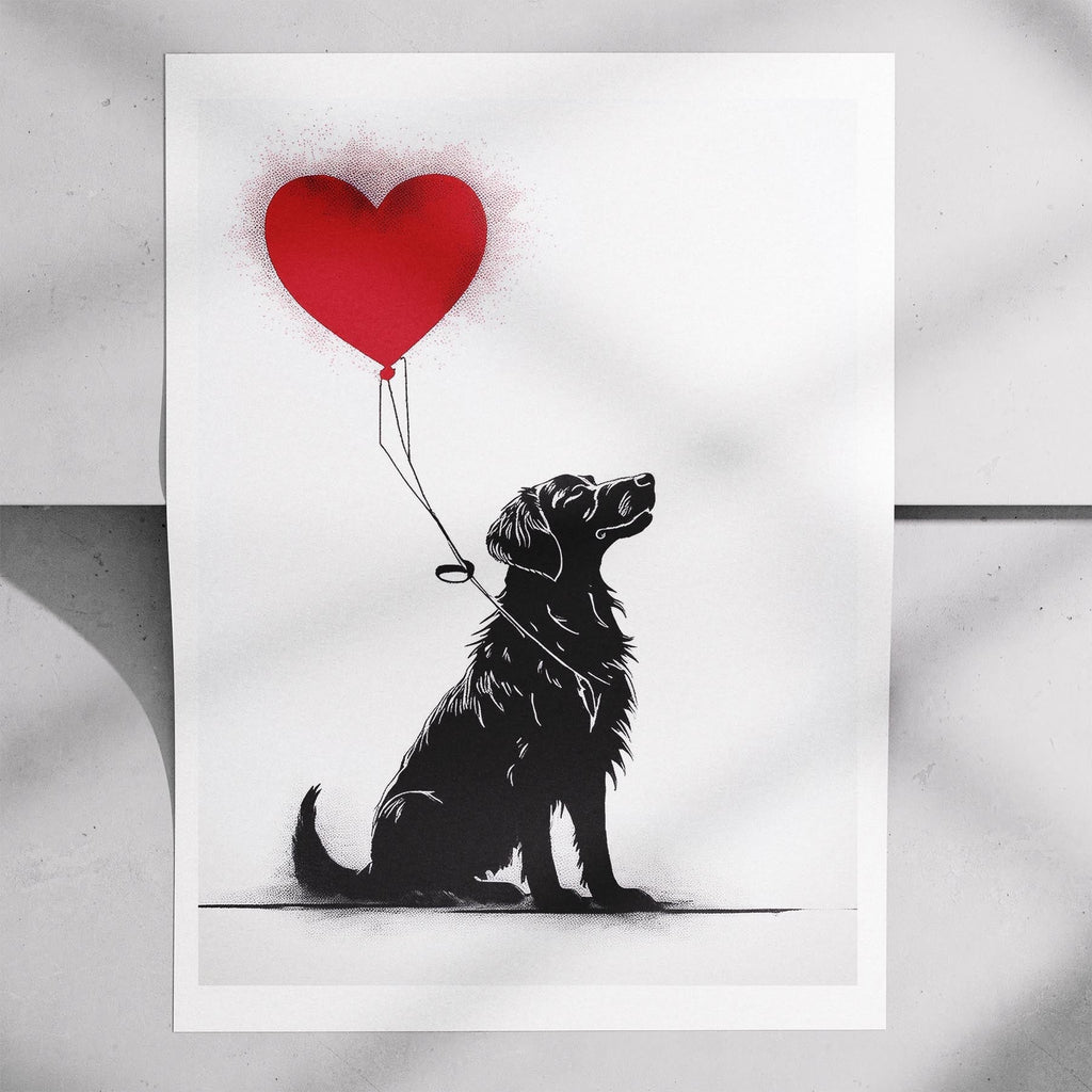 Golden Retriever DOGSY Series inspired by the Art of Banksy image 7