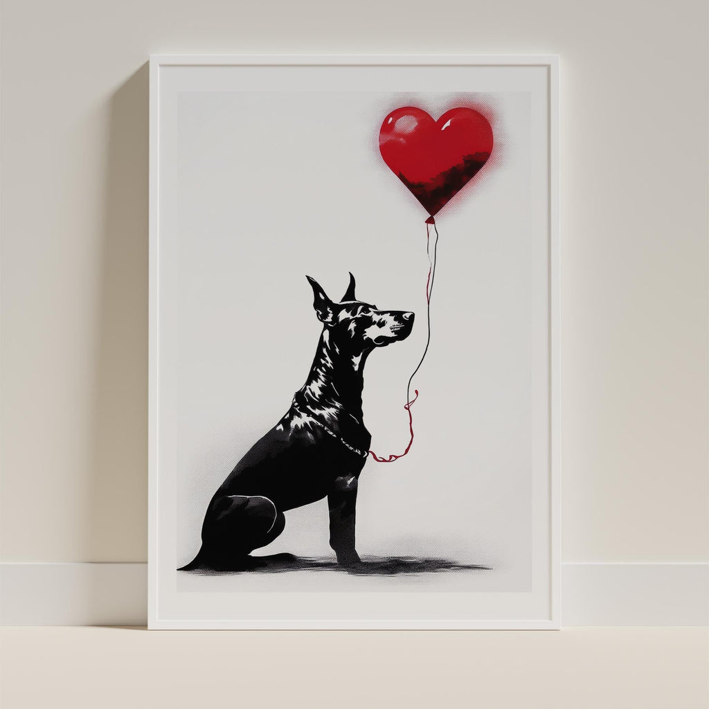 Doberman DOGSY Series inspired by the Art of Banksy image 10