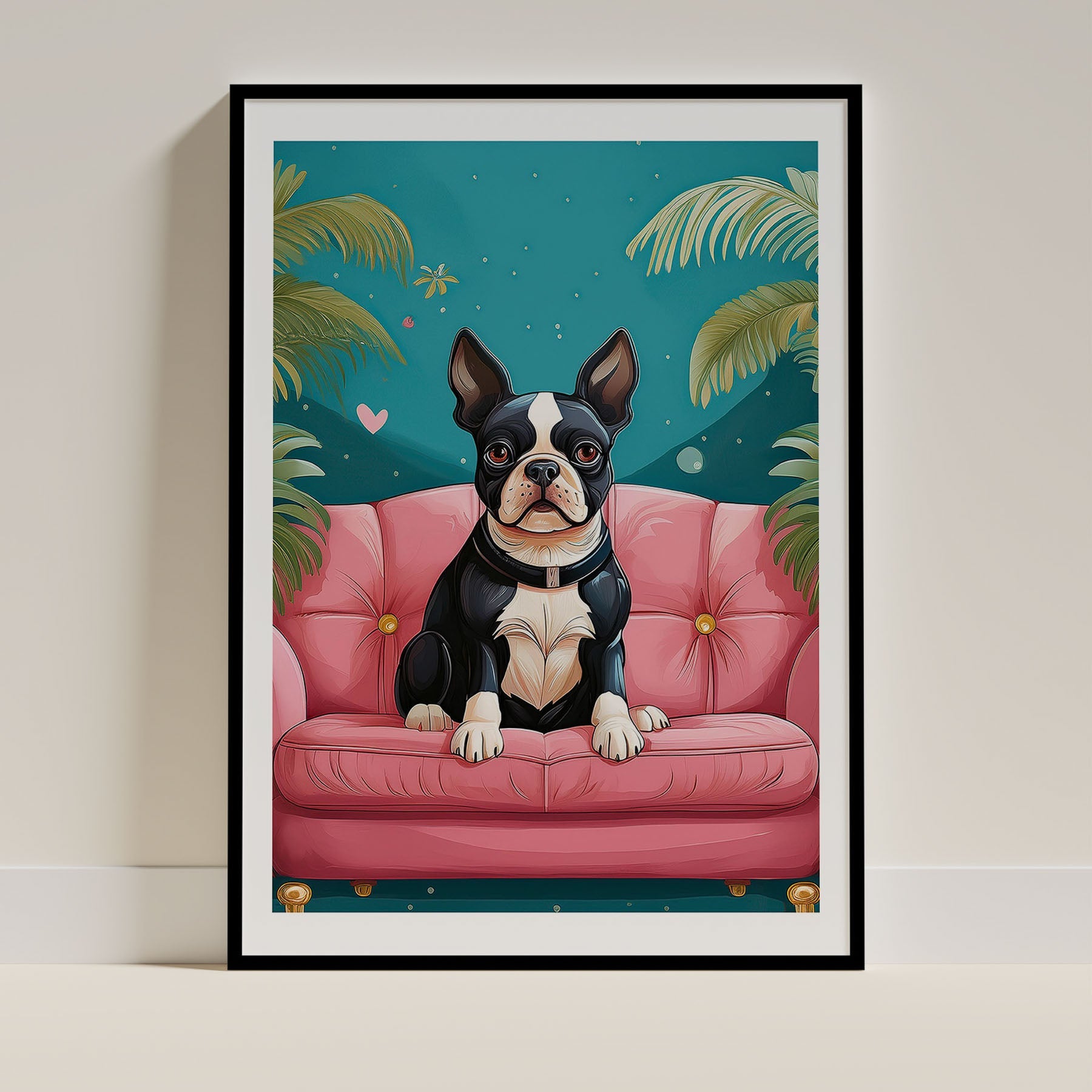 Boston Terrier  Just Lounging Around image 0