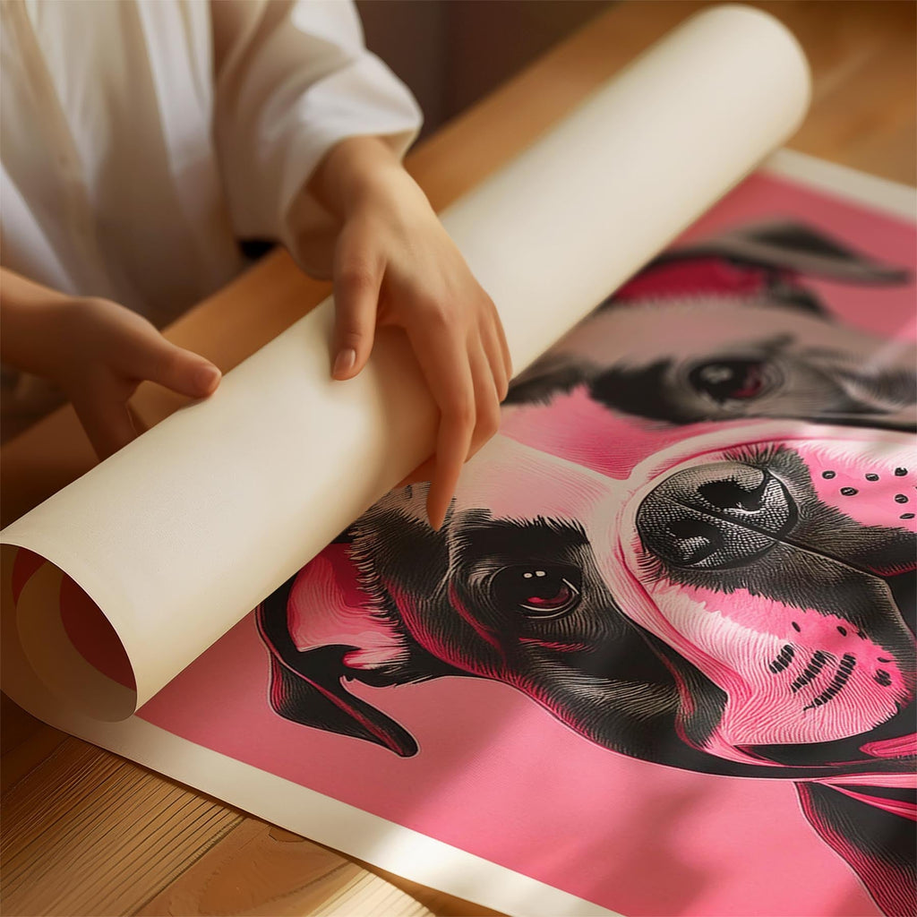 Bulldog Pink and Black Dog Series 2 image 1