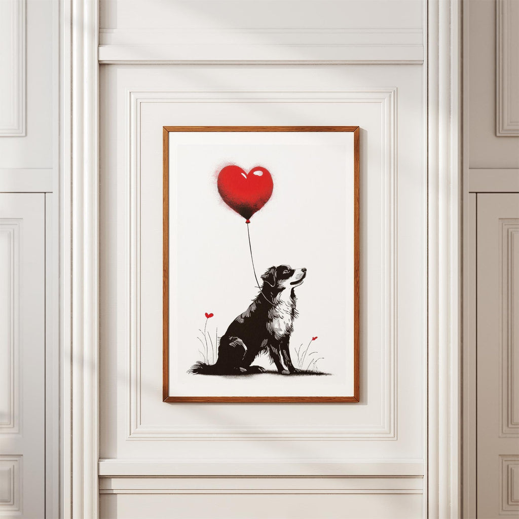 Australian Shepherd DOGSY Series inspired by the Art of Banksy image 3