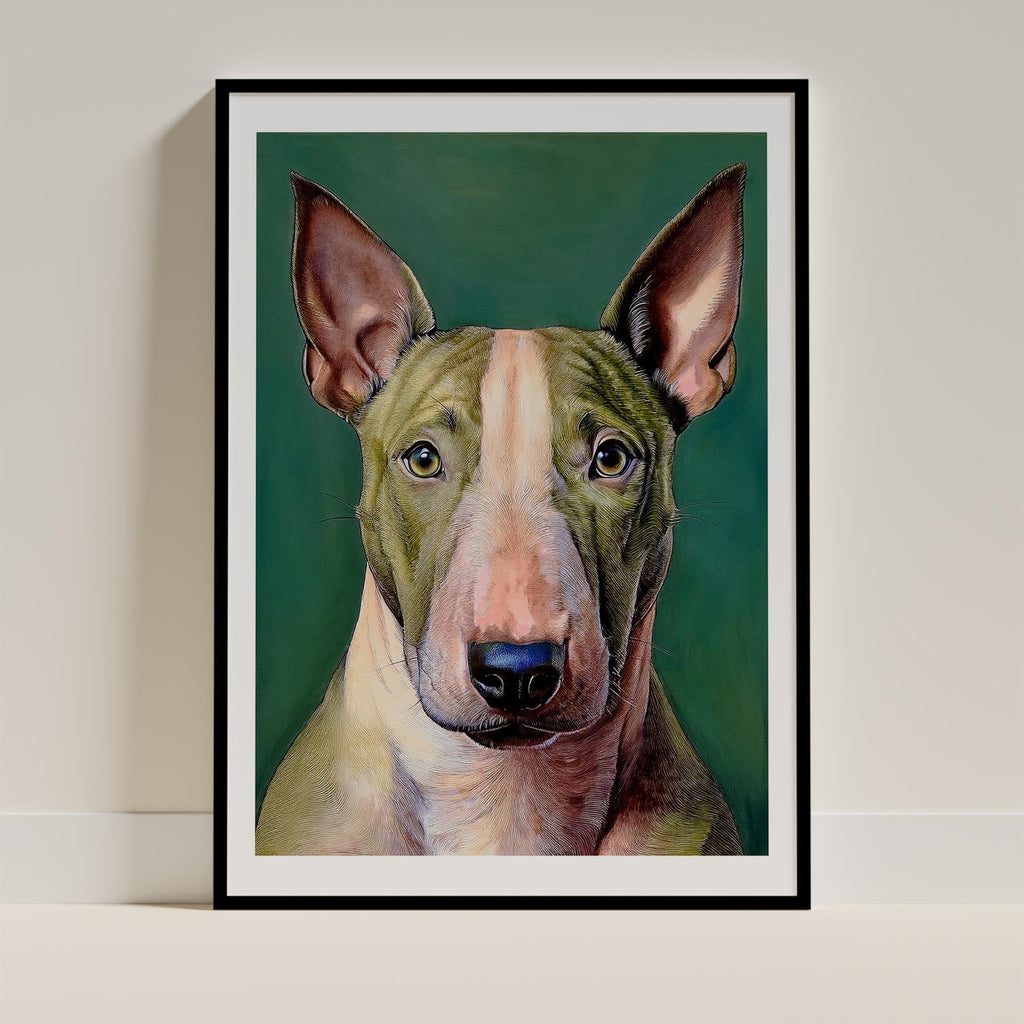 Bull Terrier Green Painted Series image 0