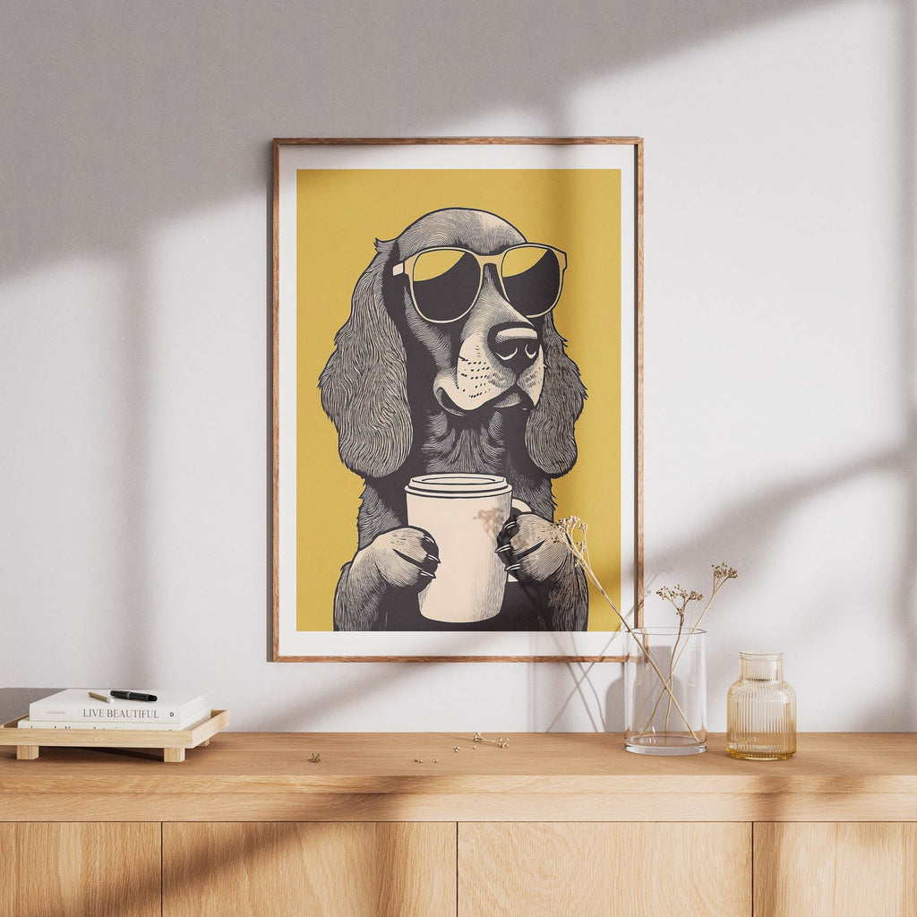 Cocker Spaniel Chillin Coffee Dog image 8