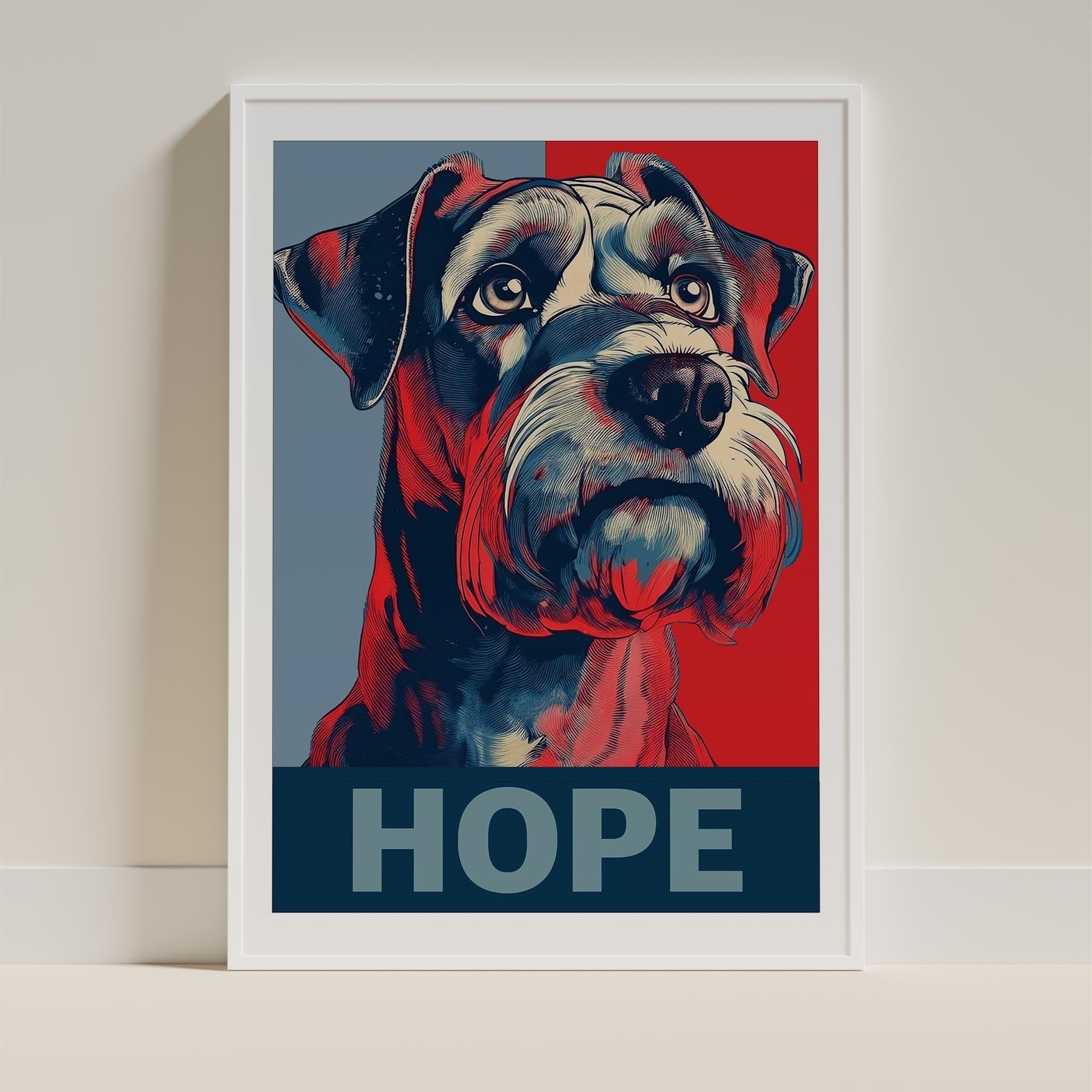 Schnauzer HOPE Series Inspired by the Obama Poster image 9