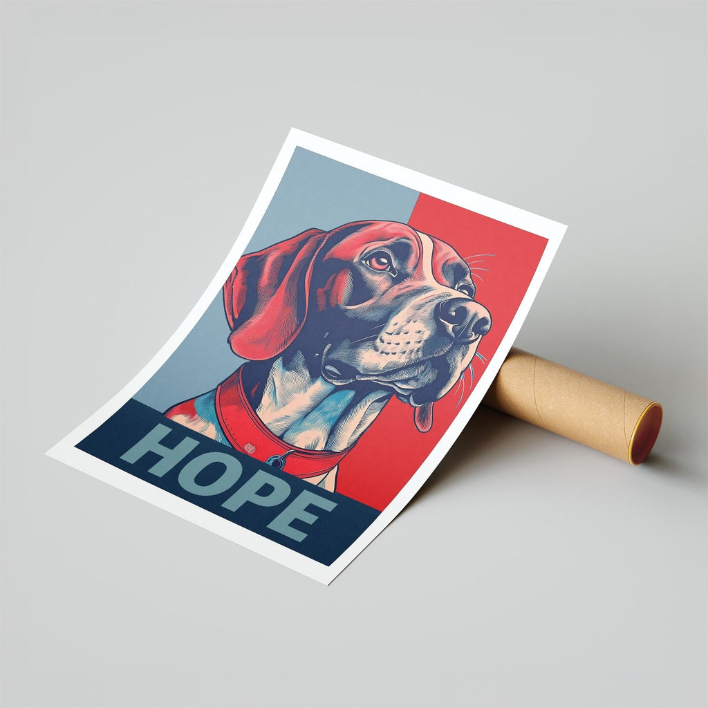 English Pointer HOPE Series Inspired by the Obama Poster image 6