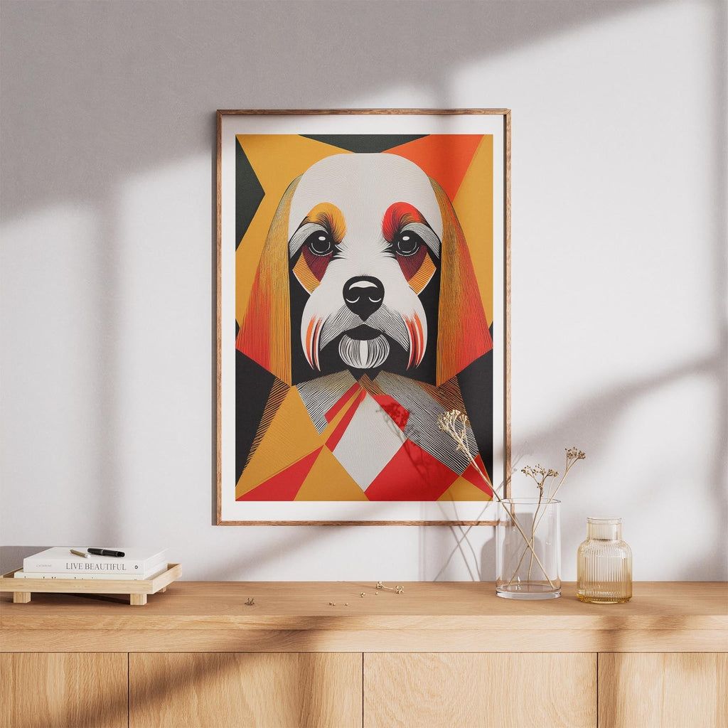 Maltese Geometric Orange Series image 8