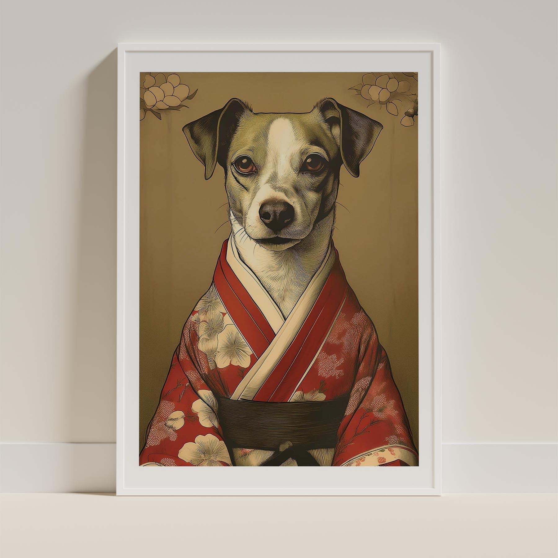 Jack Russell Japanse Kimono Dog Series image 9