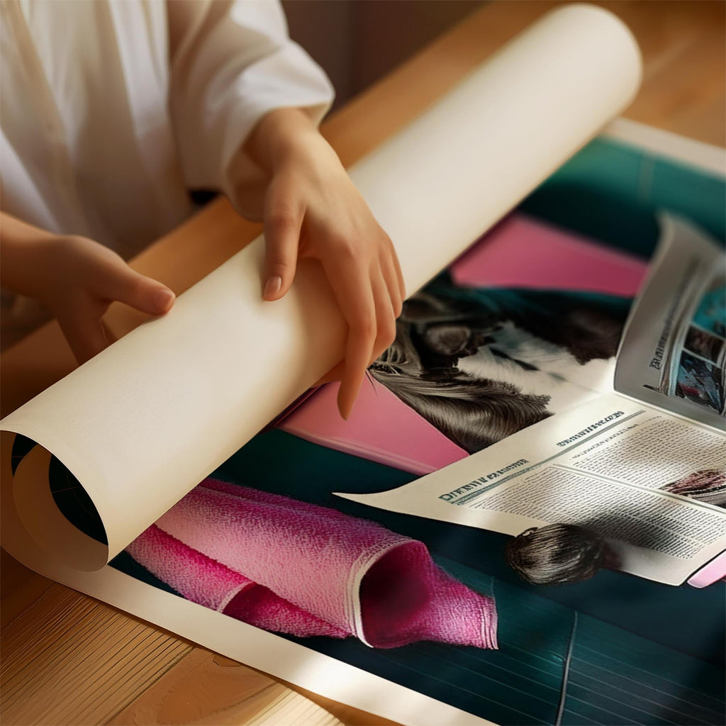 Boxer Toilet Dogs PInk and Turquise image 1