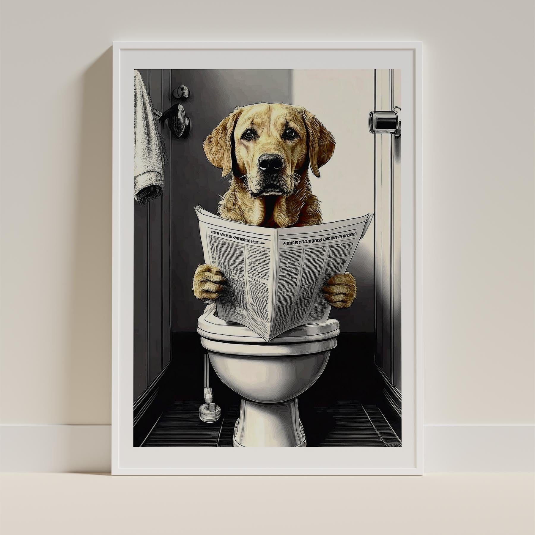 Labrador Retriever Toilet Humour Dog Series 4 image 9