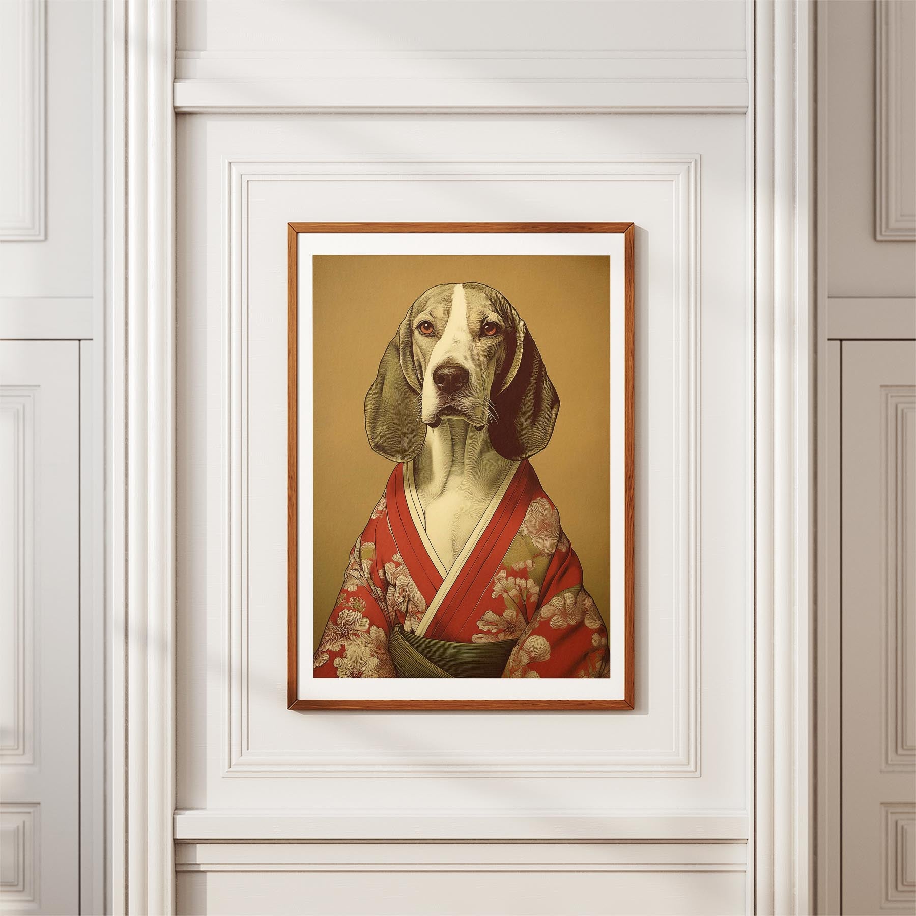 Basset Hound Japanse Kimono Dog Series image 3
