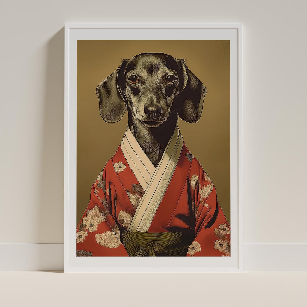 Dachshund Japanse Kimono Dog Series image 9