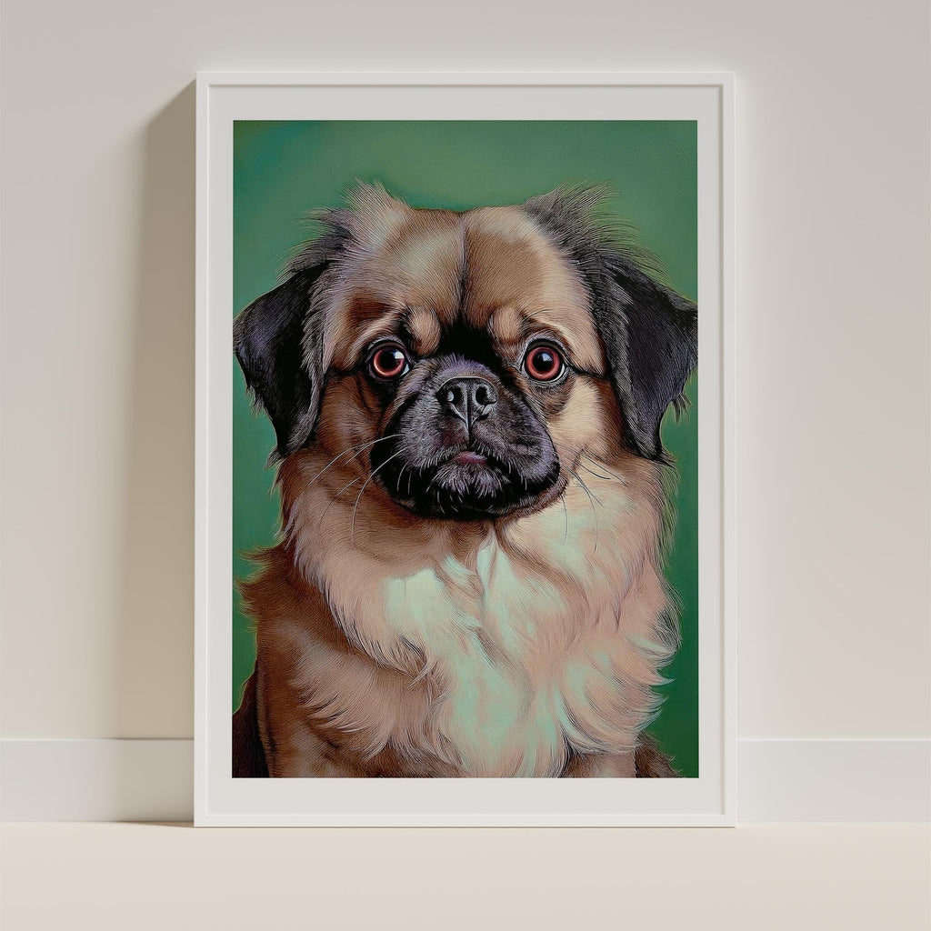 Pekingese Green Painted Series image 9