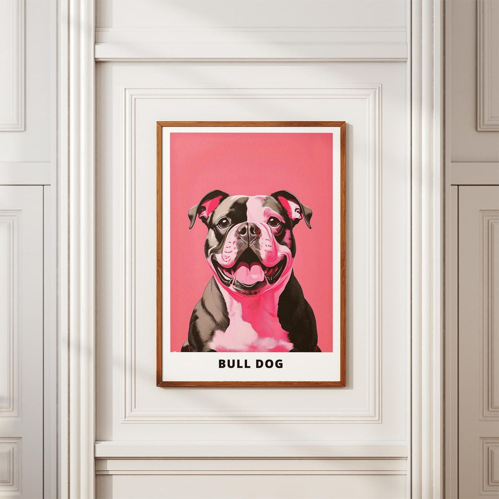 Bulldog Pink and Black Dog Series 4 image 3