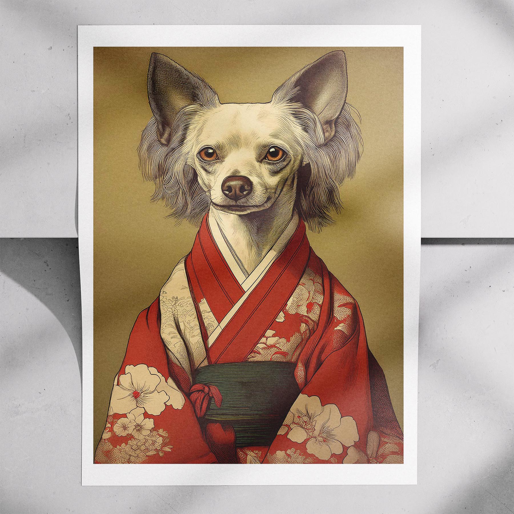 Chinese Crested Japanse Kimono Dog Series image 7