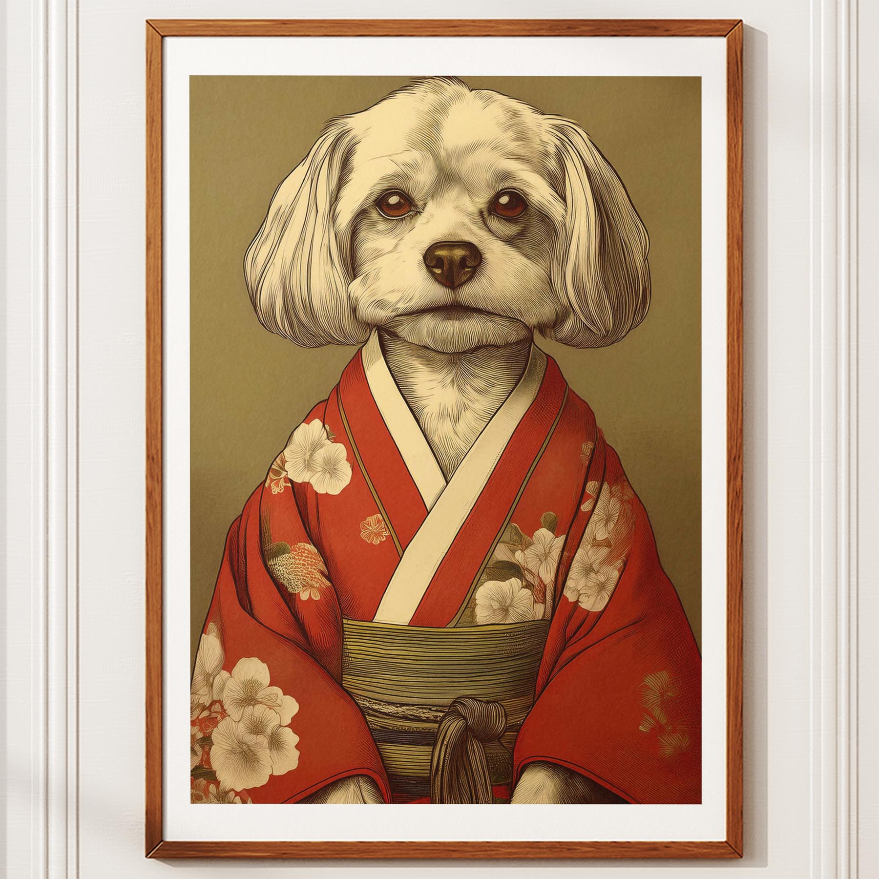 Maltese Japanse Kimono Dog Series image 10