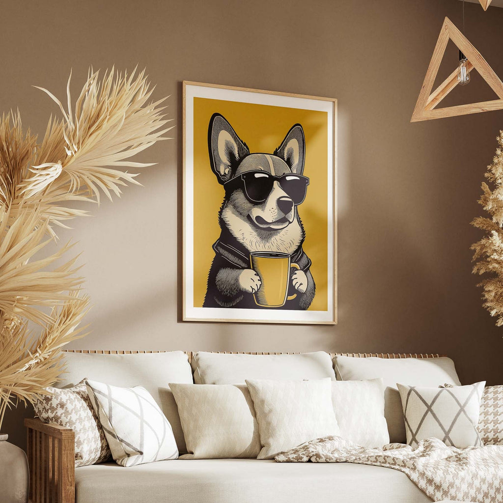 Corgi Chillin Coffee Dog image 5