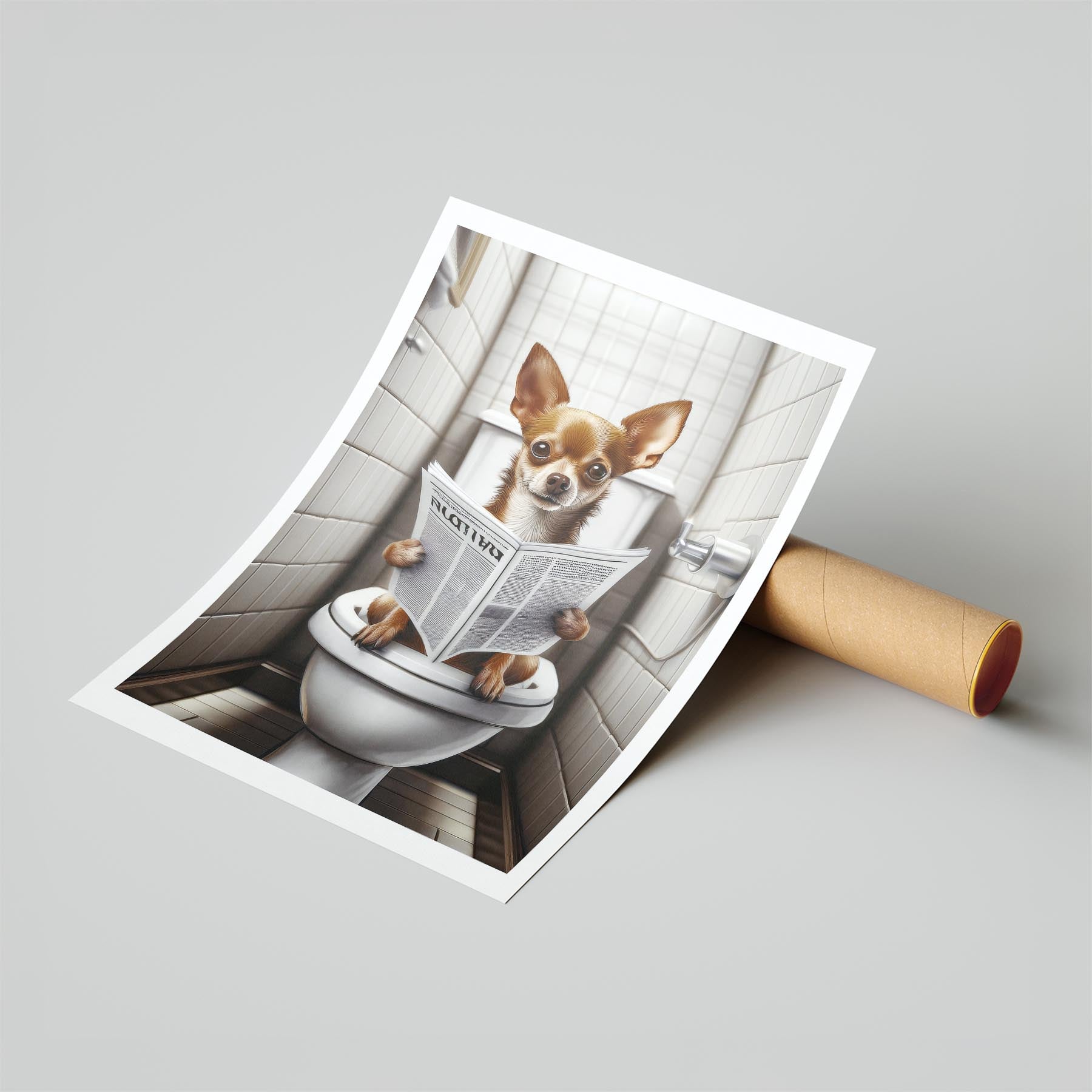 Chihuahua Toilet Humour Dog Series 1 image 6