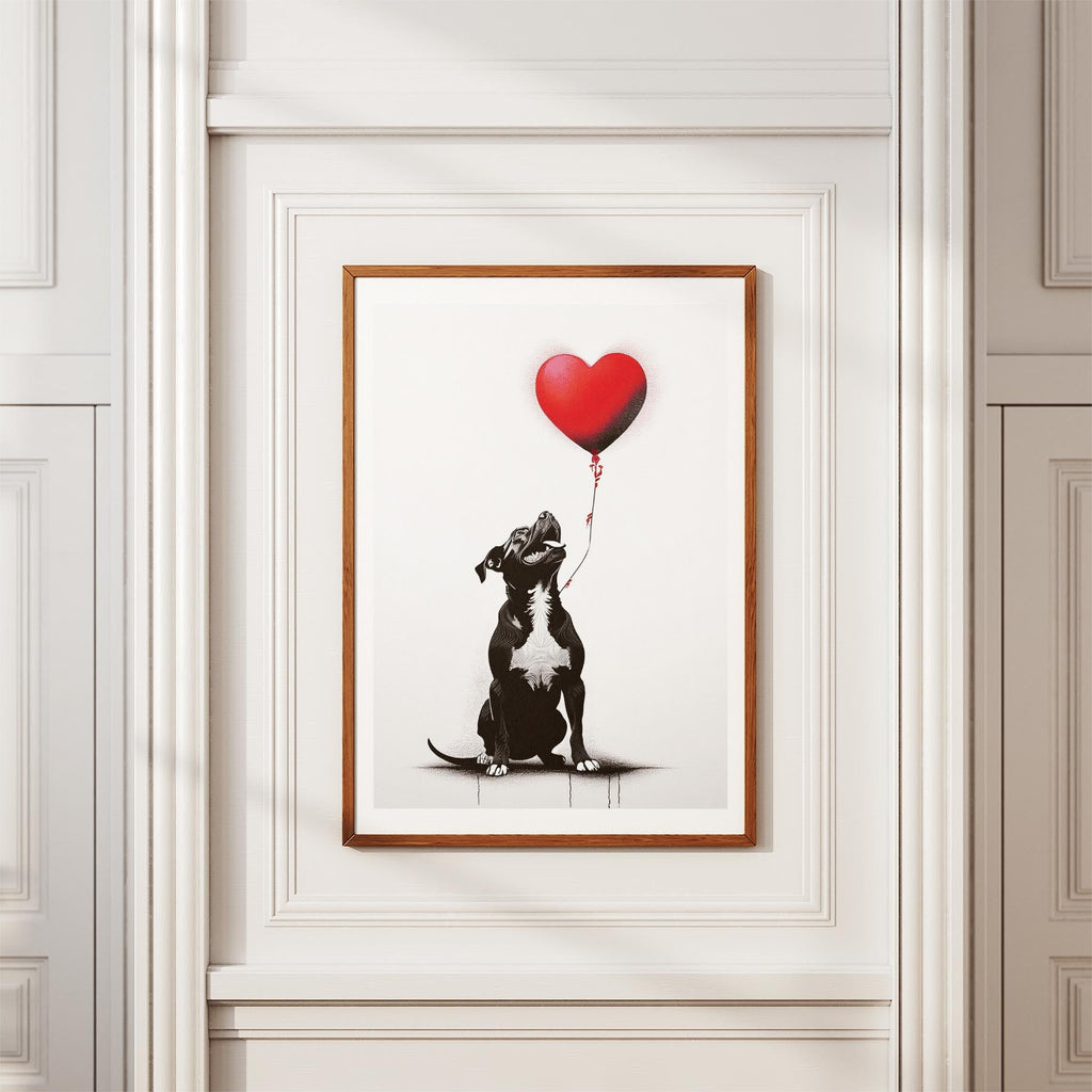 American Staffordshire Terrier DOGSY Series inspired by the Art of Banksy image 3
