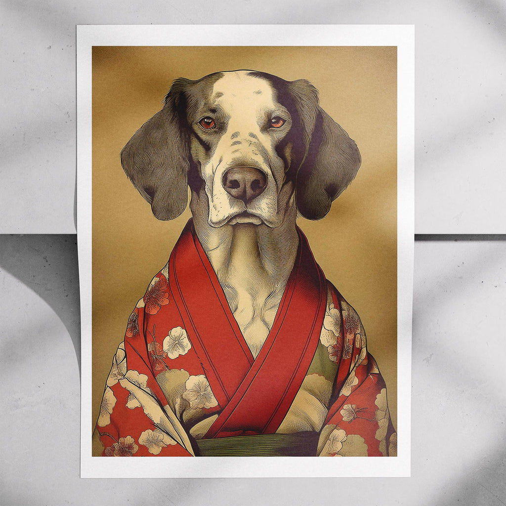 English Setter Japanse Kimono Dog Series image 7