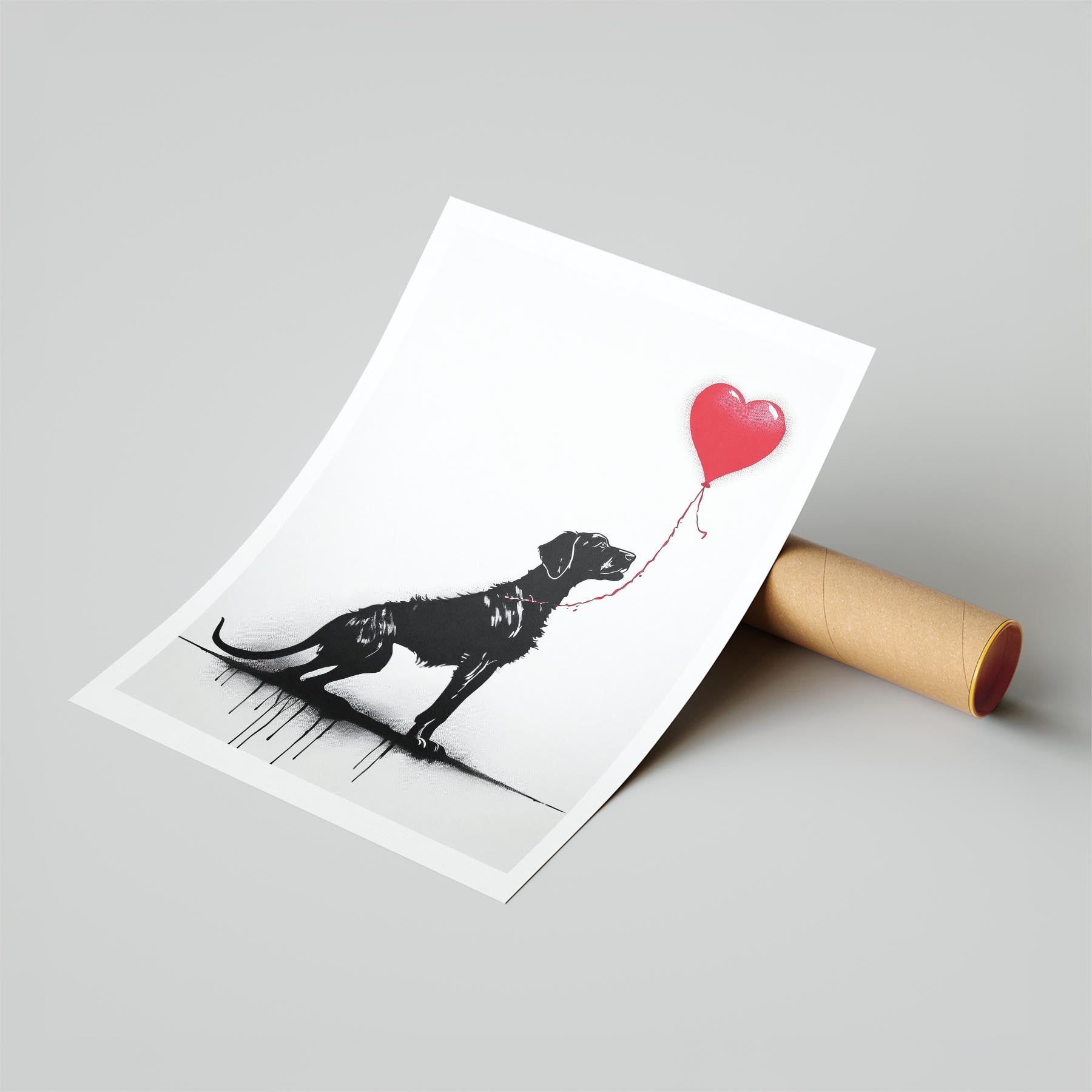 German Pointer DOGSY Series inspired by the Art of Banksy image 6