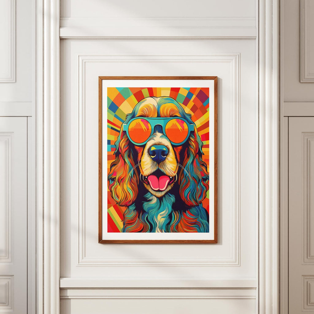 Cocker Spaniel In Colourful Sunnies 1 image 2