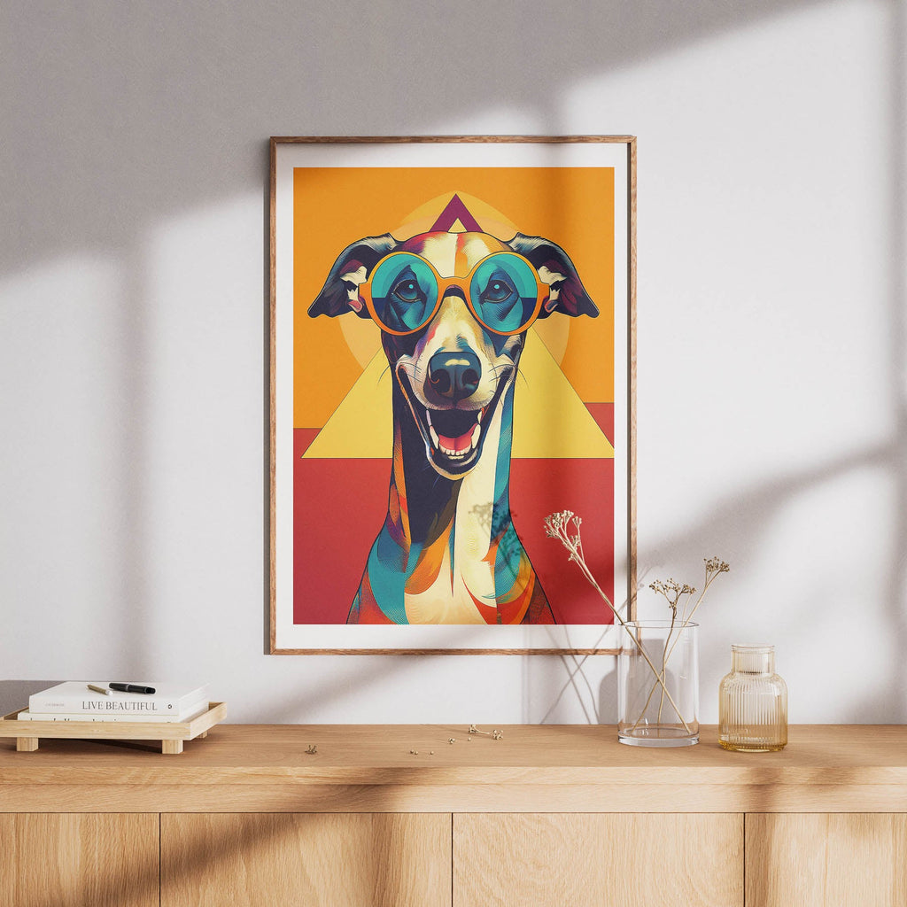 Greyhound In Colourful Sunnies 1 image 8