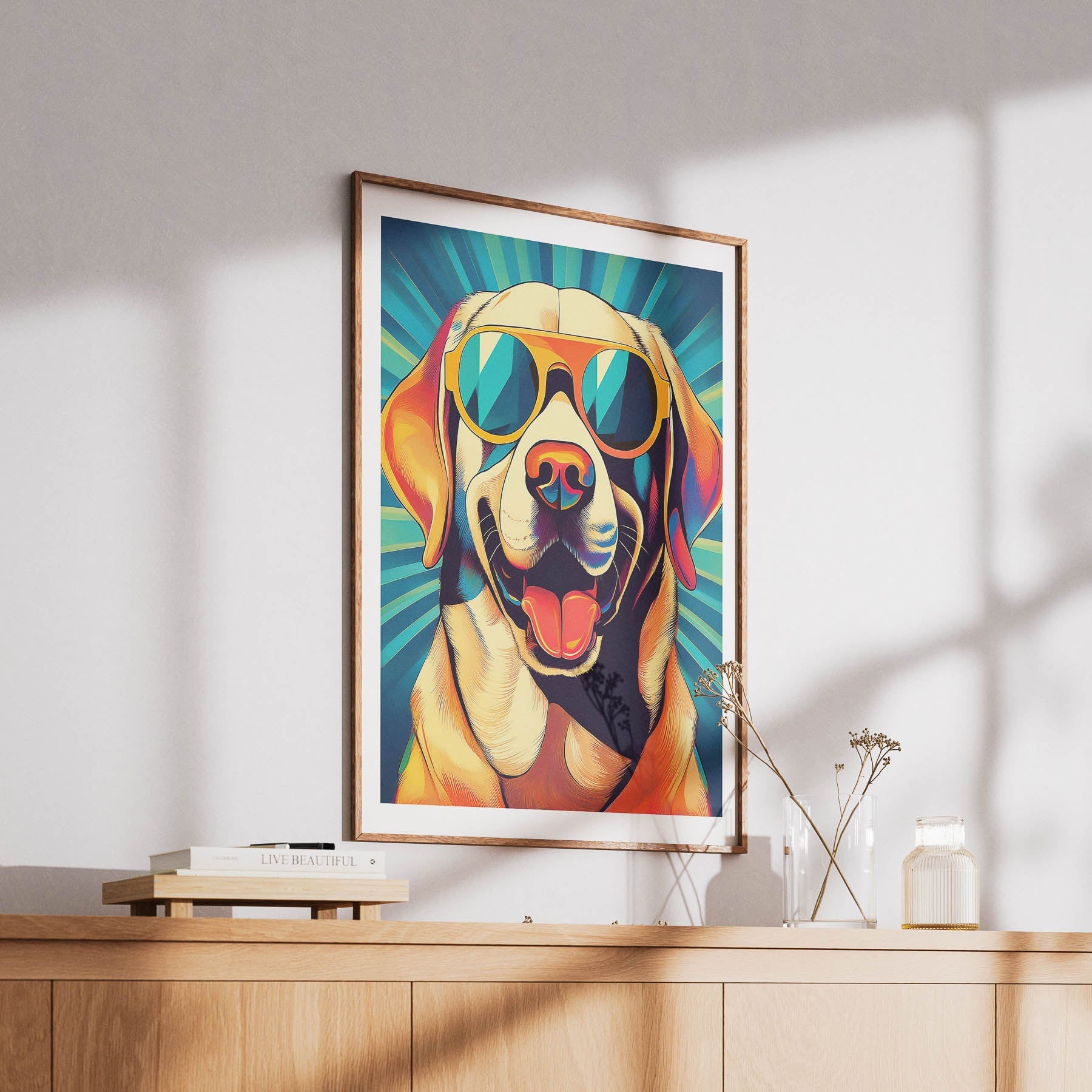 Labrador In Colourful Sunnies 1 image 6