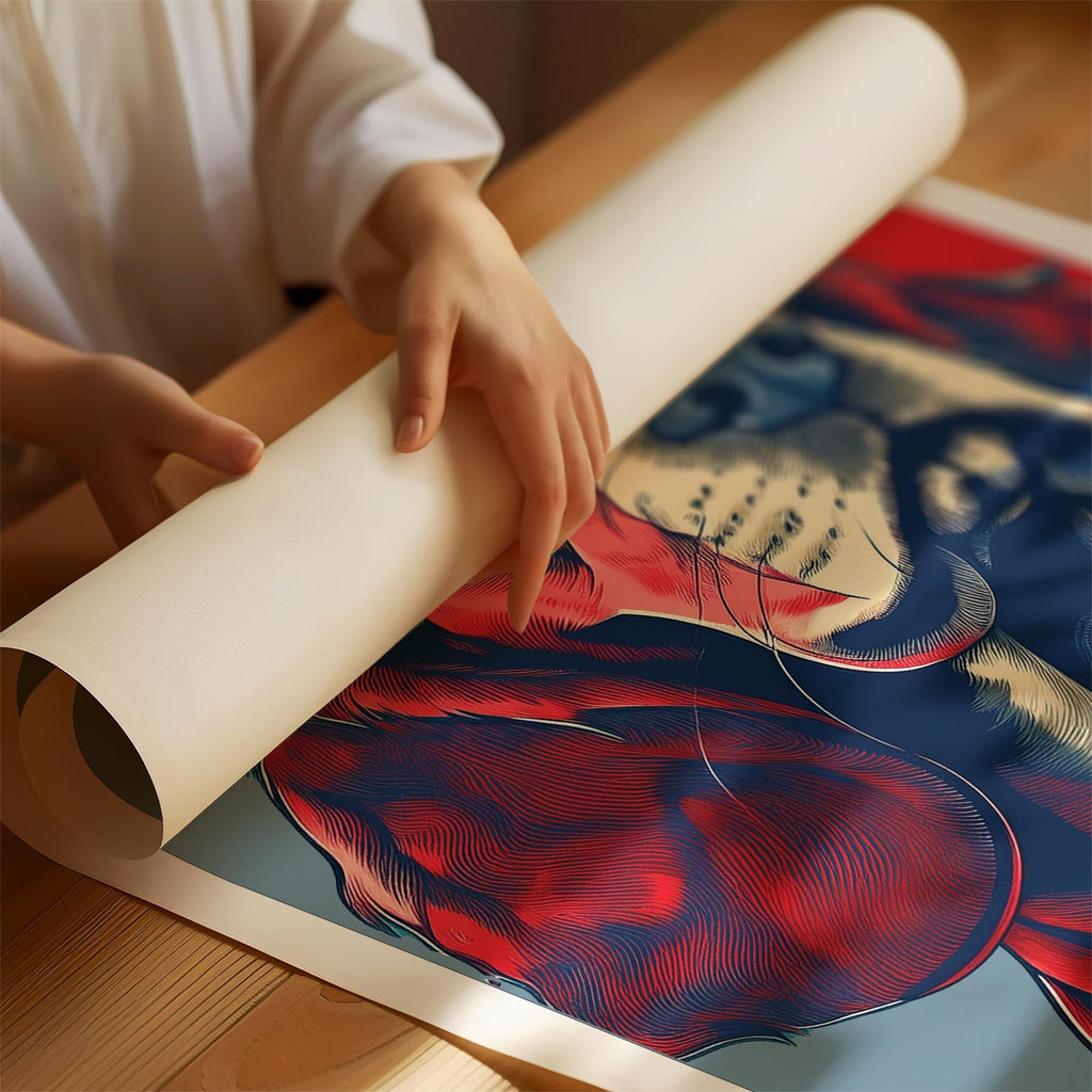 Cocker Spaniel LOVE Series Inspired by the Obama Poster image 1