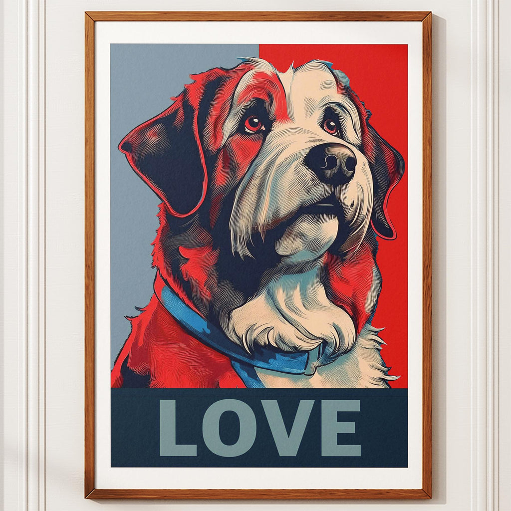 Smithfield Sheepdog LOVE Series Inspired by the Obama Poster image 10