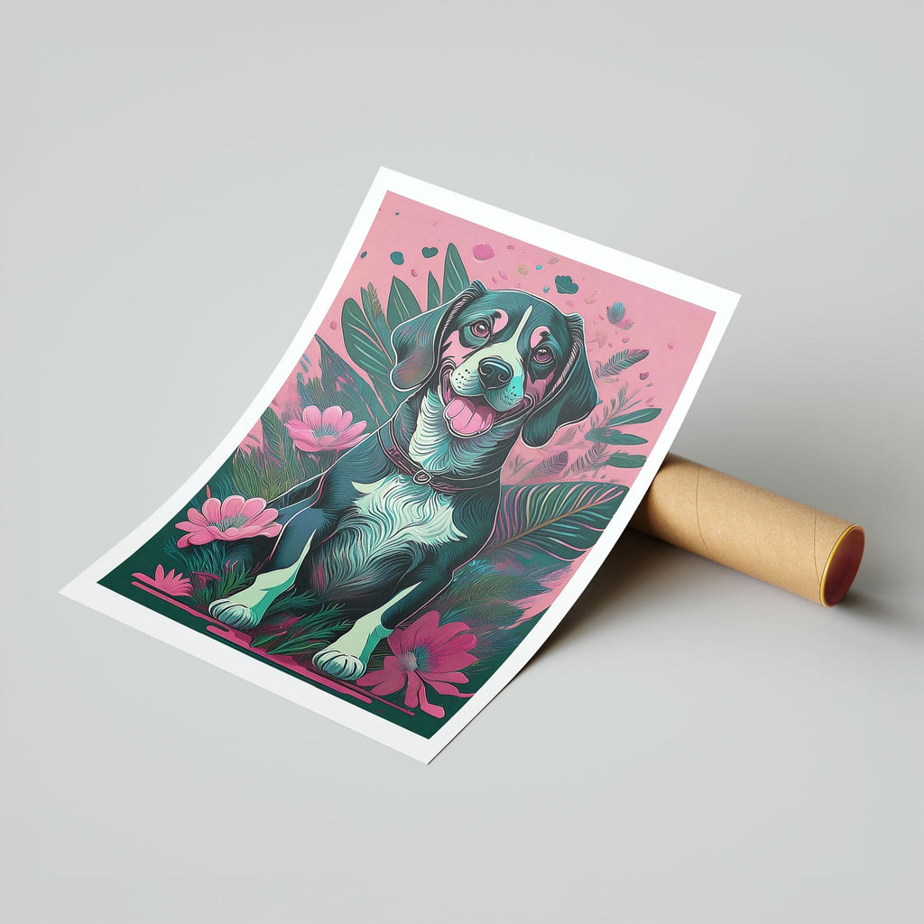 Beagle Flowery Dog image 7