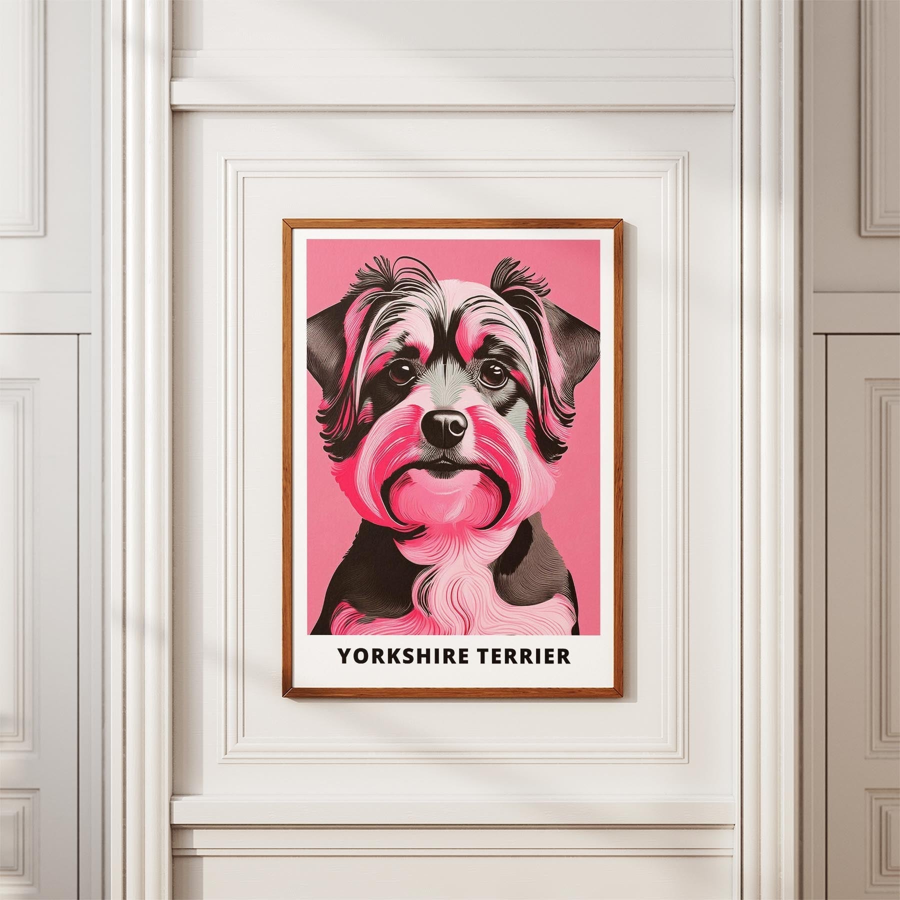 Yorkshire Terrier Pink and Black Dog Series 1 image 3