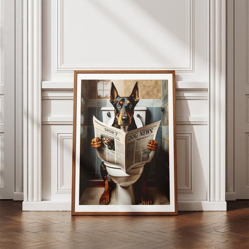 Dobermann Toilet Humour Dog Series 1 image 4