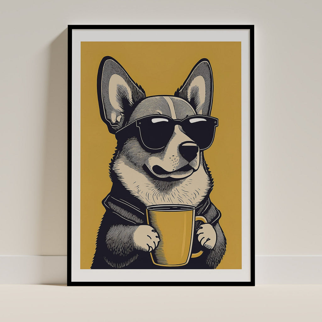 Corgi Chillin Coffee Dog image 0