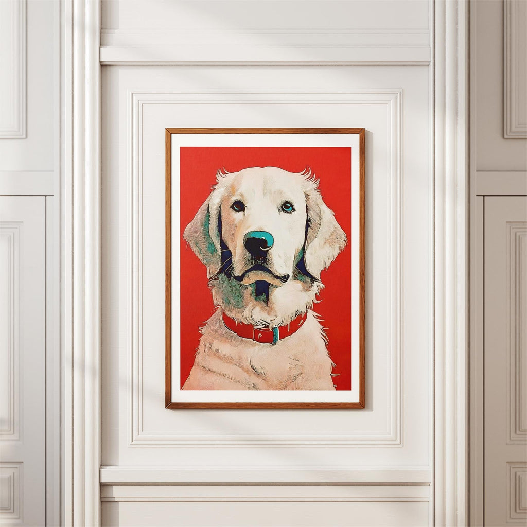 Curly Coated Retriever Red Dog Series image 3