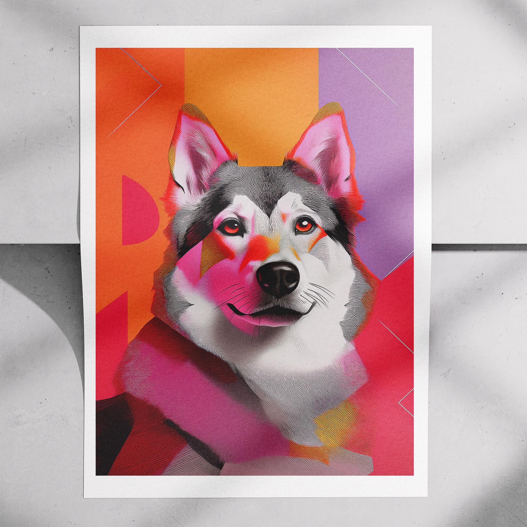 Finnish Lapphund Modern Pop Dog Series image 7