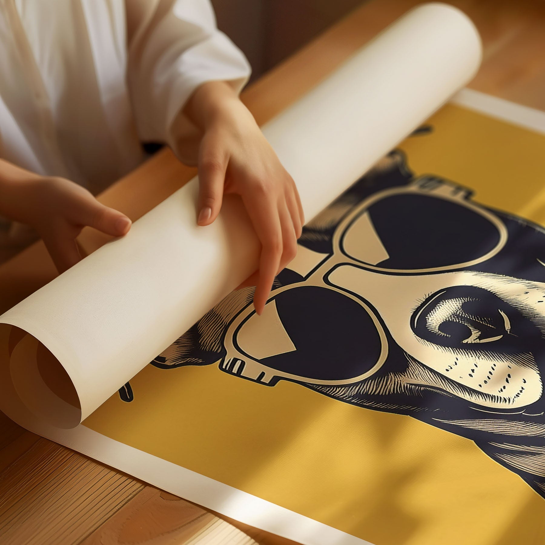 Staffordshire Chillin Coffee Dog image 3