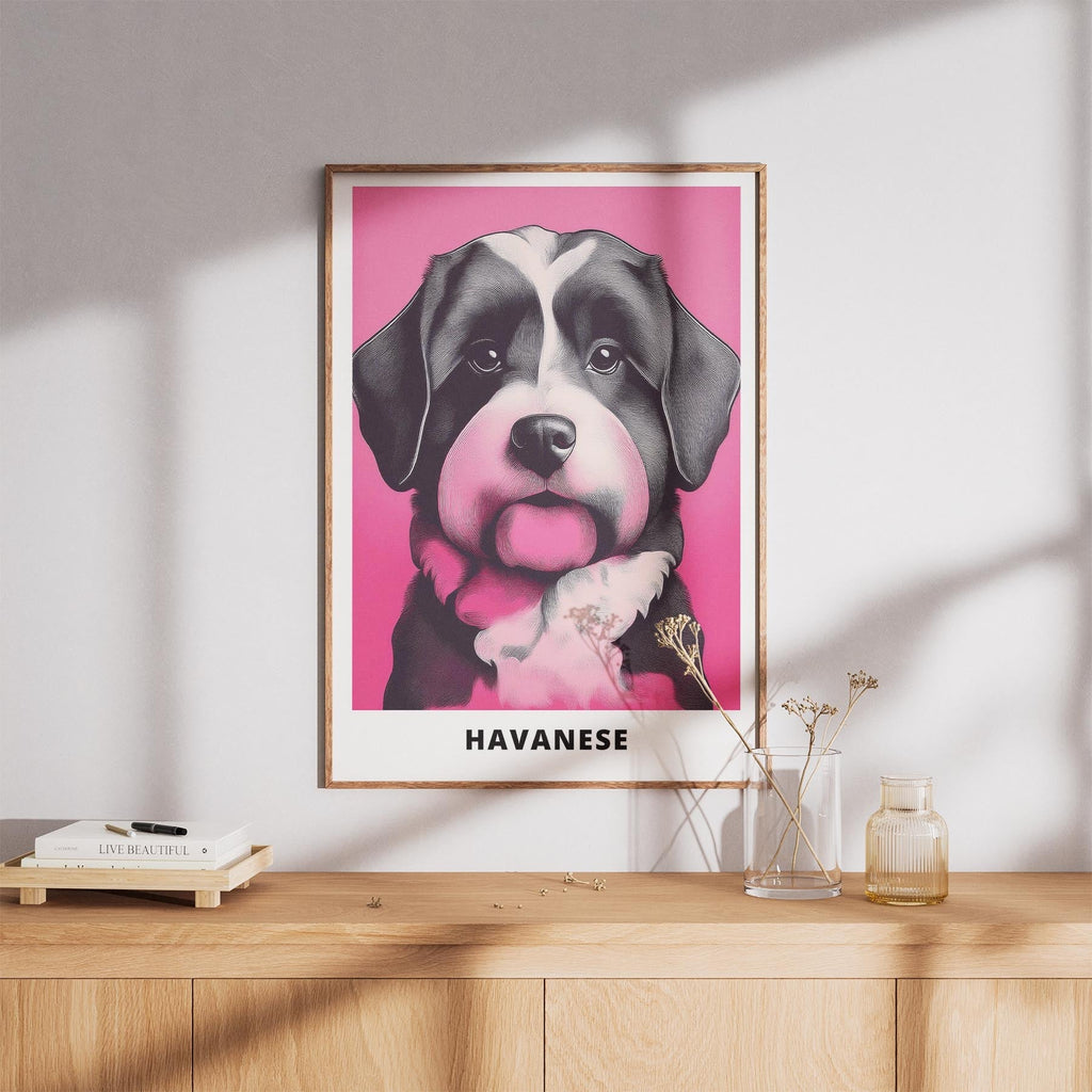 Havanese Pink and Black Dog Series 1 image 8