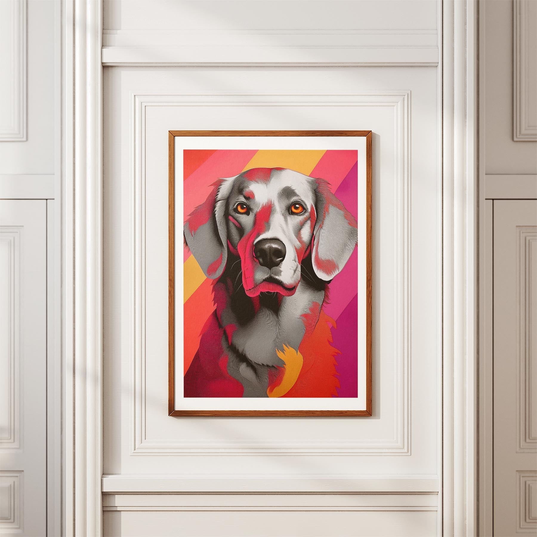 Curly Coated Retriever Modern Pop Dog Series image 3