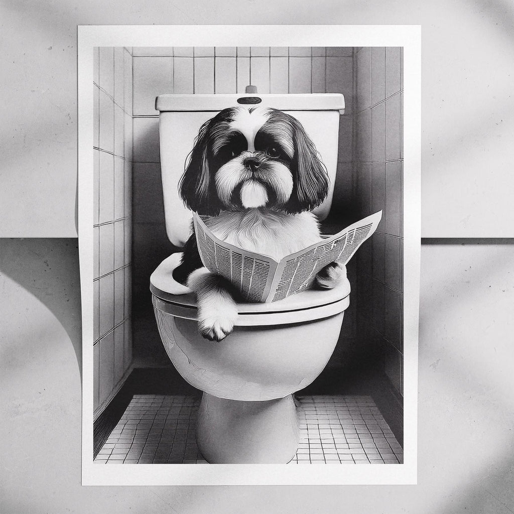 Shih Tzu Toilet Humour Dog Series 2 image 7
