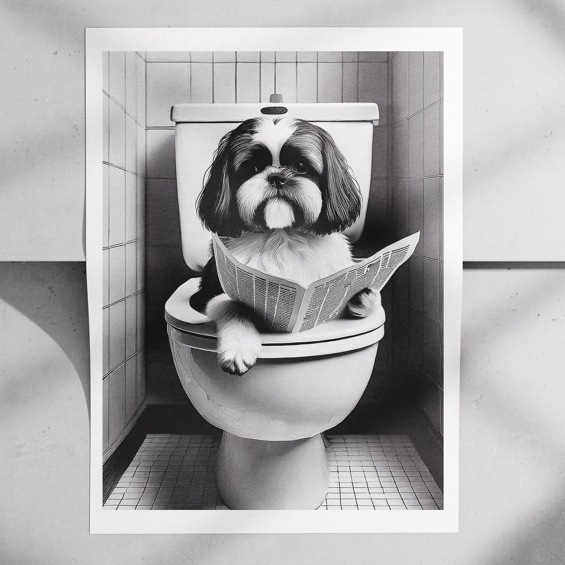 Shih Tzu Toilet Humour Dog Series 2 image 7