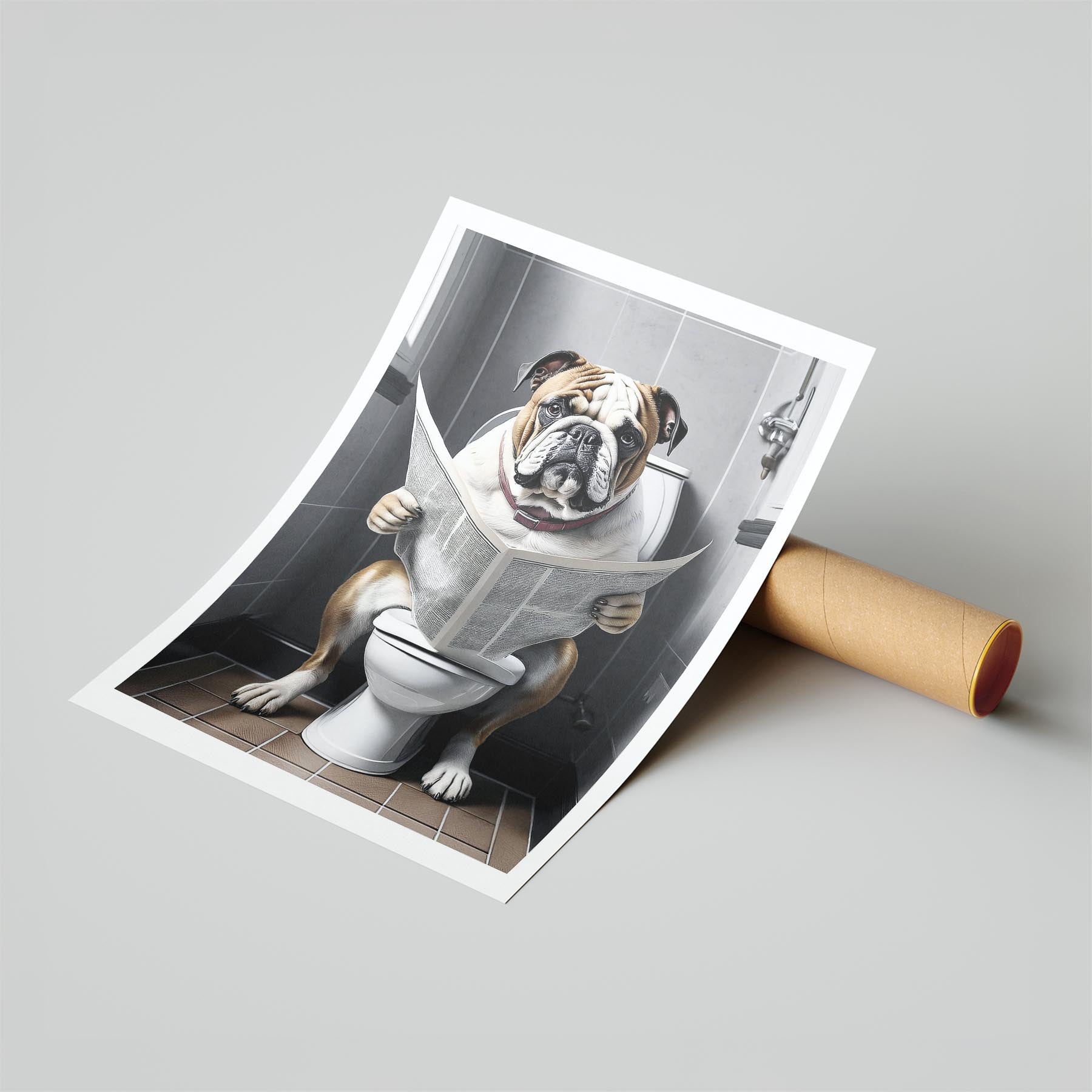 Bulldog Toilet Humour Dog Series 4 image 6