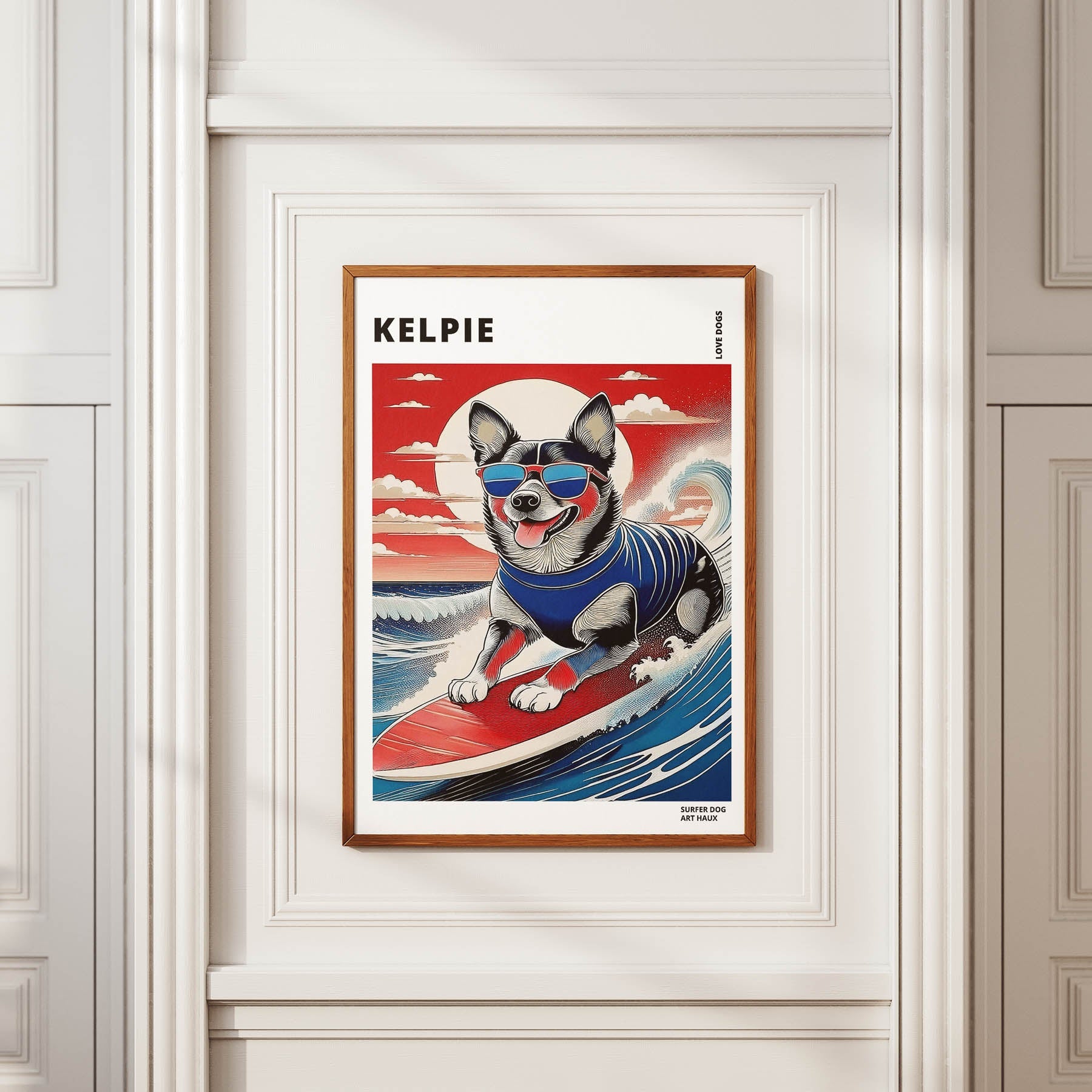Kelpie Hokosai Surfer Dogs 1 image 2