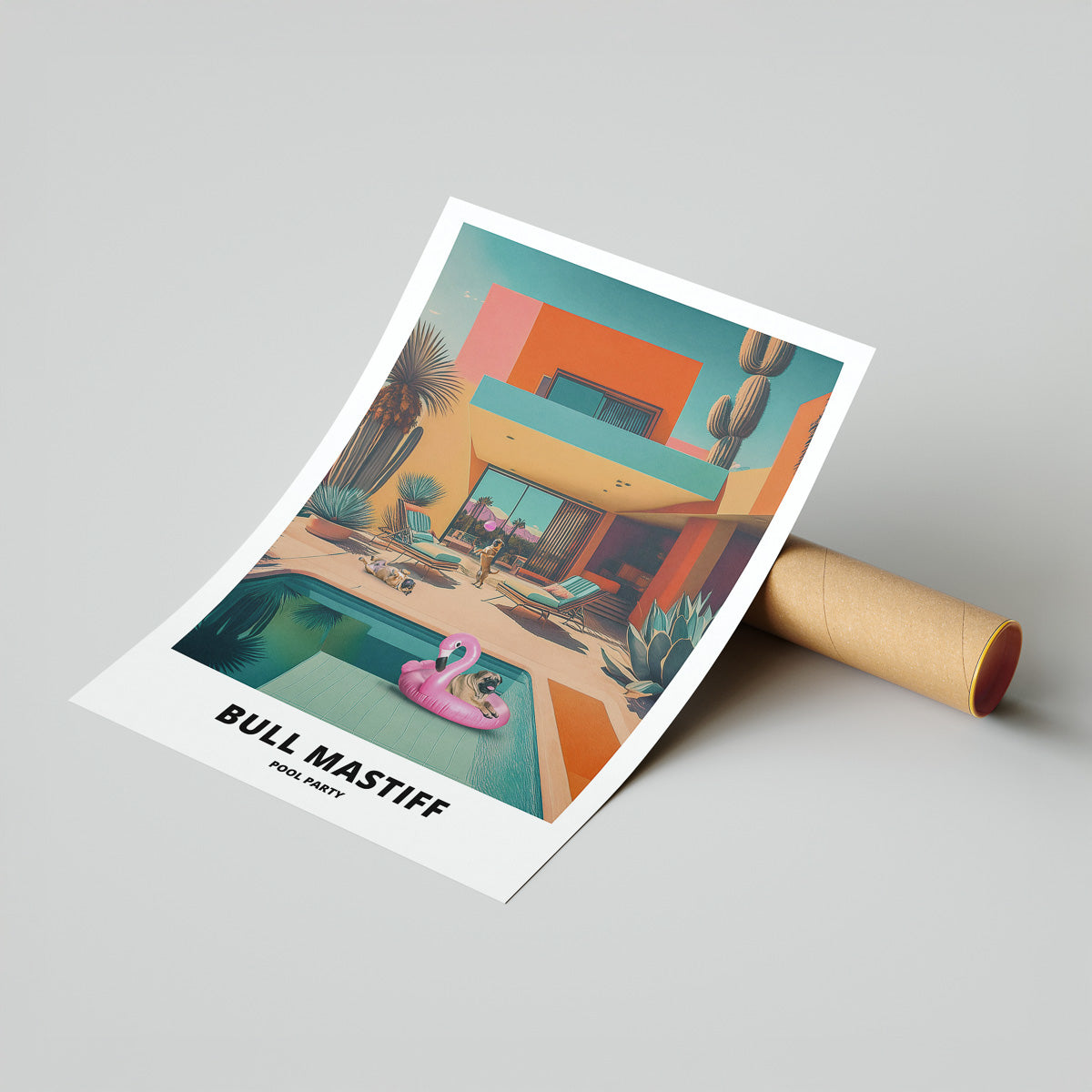 Bull Mastiff Pool Party image 7