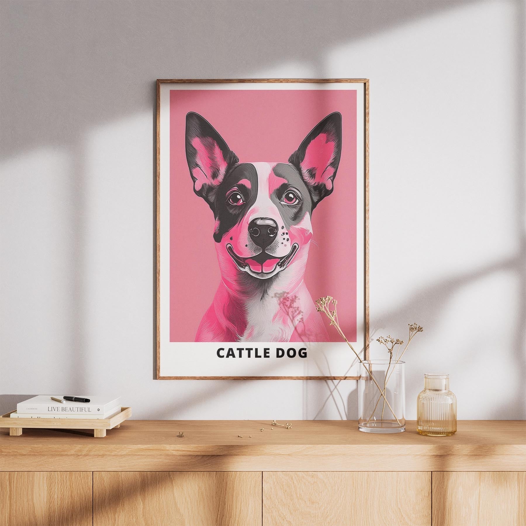 Cattle Dog Pink and Black Dog Series 1 image 8